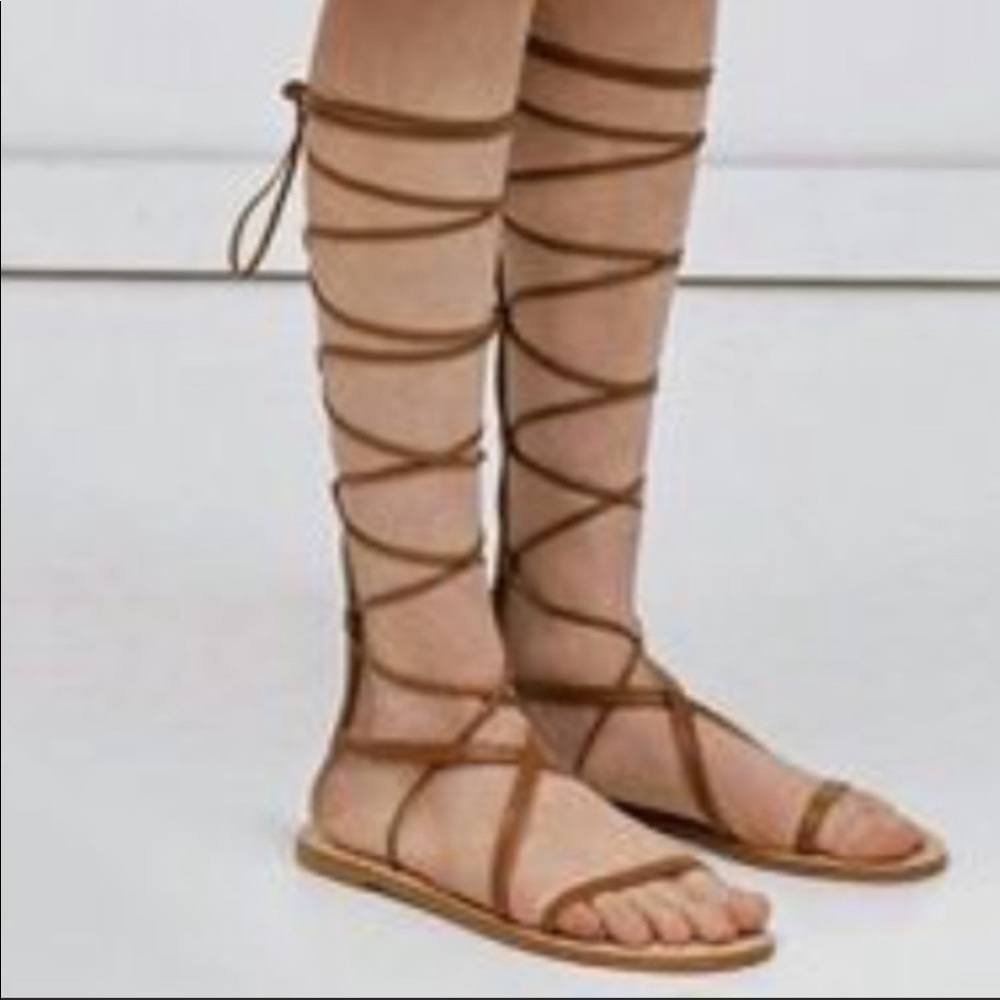 Zara Gladiator Sandals Sz 39